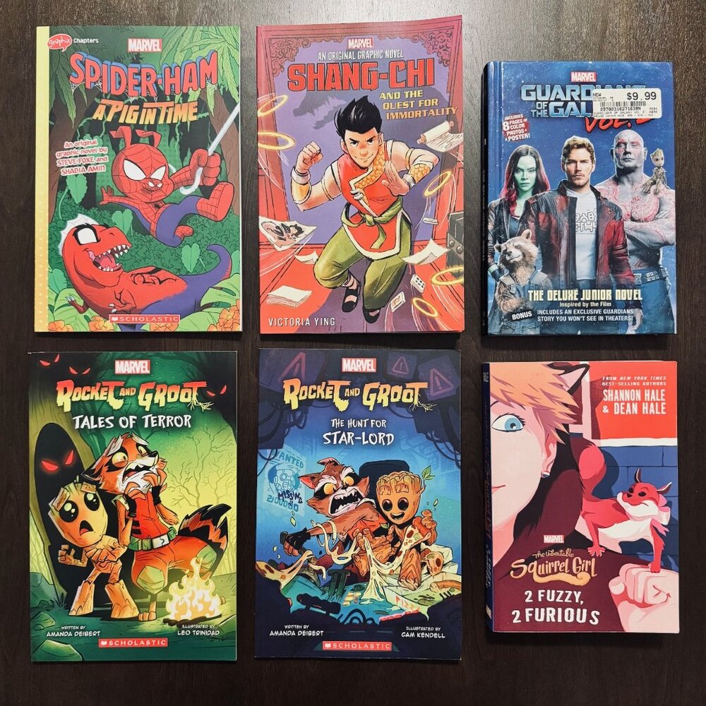 Kids Marvel Novels & Graphic Novels